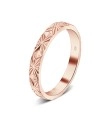 Beautiful Pattern Shaped Silver Ring NSR-4079